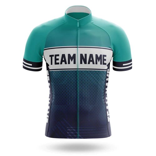 2022 Custom Team Name A4- Men's Cycling Jersey And Bib Shorts Suit