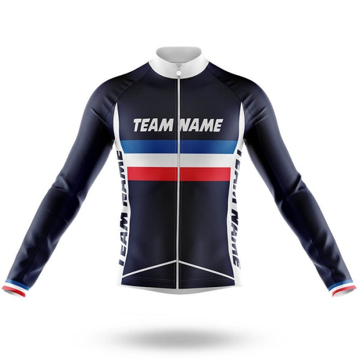 2022 Custom Team Name H- Men's Cycling Jersey And Bib Shorts Suit