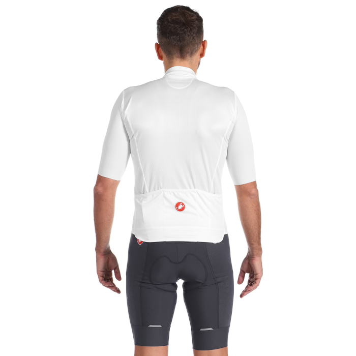 2022 CASTELLI BAGARRE White Men's Cycling Jersey And Bib Shorts Suit