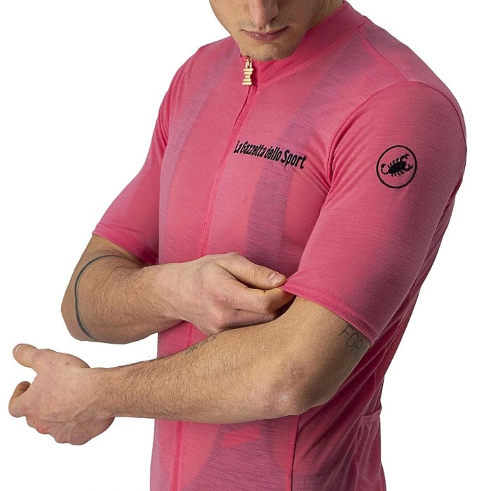 GIRO D'ITALIA FUORI 2022 Red Men's Cycling Jersey And Bib Shorts Suit