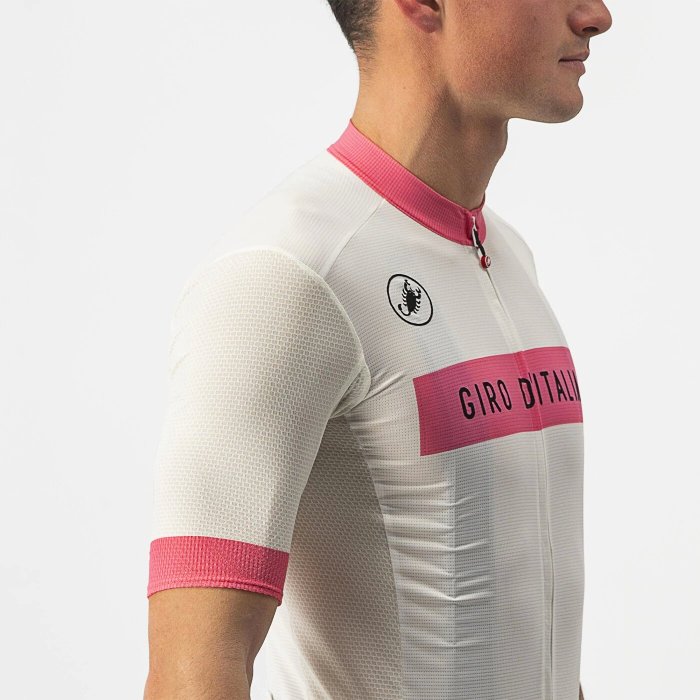 GIRO D'ITALIA 2022 White Men's Cycling Jersey And Bib Shorts Suit