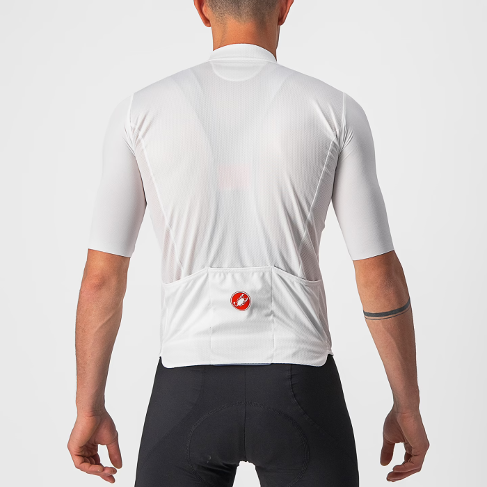 2022 CASTELLI BAGARRE White Men's Cycling Jersey And Bib Shorts Suit