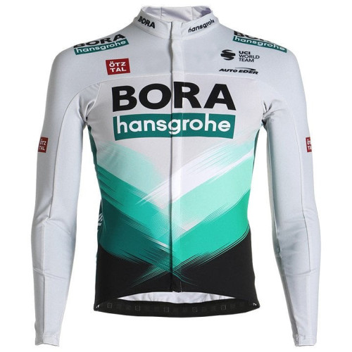 2021 Bora-hansgrohe Pro Team Long Sleeve Cycling Jersey And Bib Pants Set