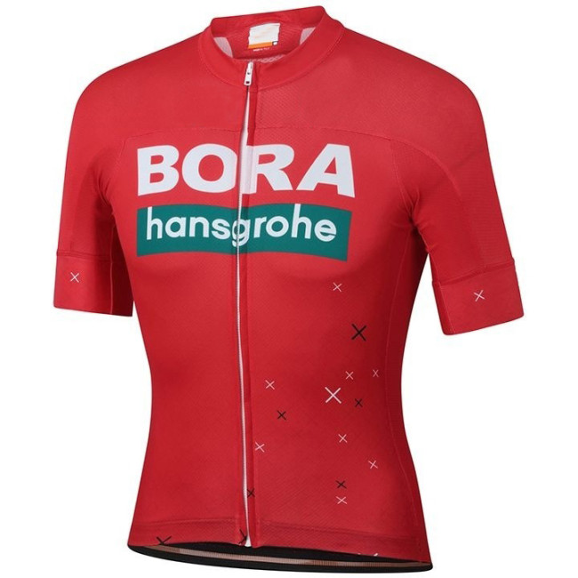 2019 Team BORA-Hansgrohe Cycling Short Sleeve Jersey Red