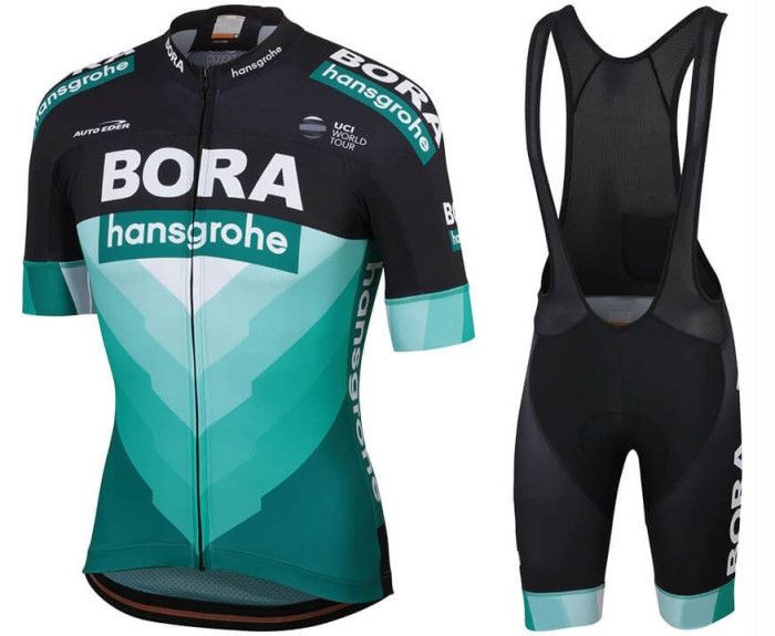 2019 BORA-hansgrohe Team Cycling Jersey And Bib Shorts Suit C