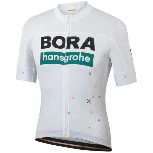2019 Team BORA-Hansgrohe Cycling Short Sleeve Jersey White