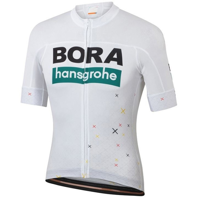 2019 Team BORA-Hansgrohe Cycling Short Sleeve Jersey White