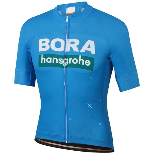 2019 Team BORA-Hansgrohe Cycling Short Sleeve Jersey Blue