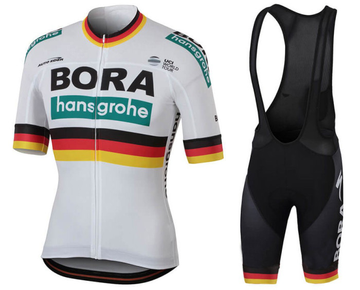 2018 BORA-hansgrohe Team Cycling Jersey And Bib Shorts Suit D