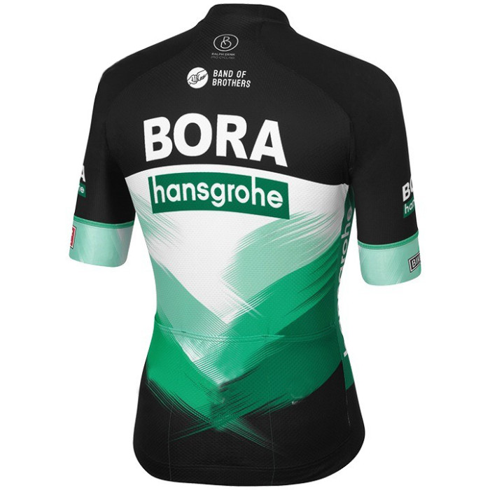 2020 BORA-hansgrohe Team Cycling Short Sleeve Jersey And Bib Shorts Set-Black