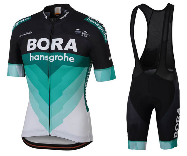 2018 BORA-hansgrohe Team Cycling Jersey And Bib Shorts Suit A