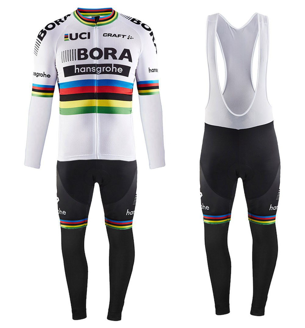 2017 Team Bora Hansgrohe World Champion Long Sleeve Cycling Jersey