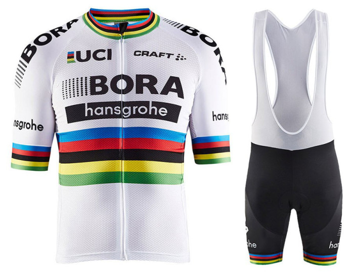 2017 Bora Hansgrohe World Champion Cycling Jersey And Bib Shorts Set