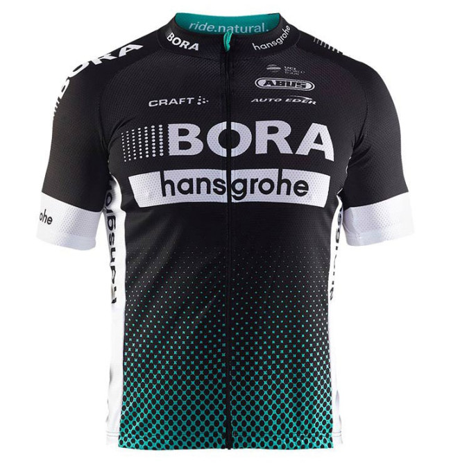 2017 Team Bora Hansgrohe Black Cycling Jersey