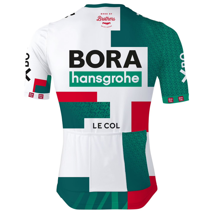 2022 BORA-HANSGROHE KURZARMTRIKOT Cycling Short Sleeve Jersey And Bib Shorts Set Le Col Professional Cycling Team Green