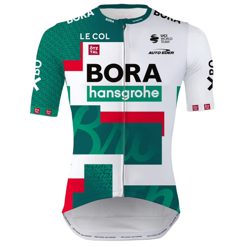 2022 BORA-HANSGROHE KURZARMTRIKOT Cycling Short Sleeve Jersey And Bib Shorts Set Le Col Professional Cycling Team Green