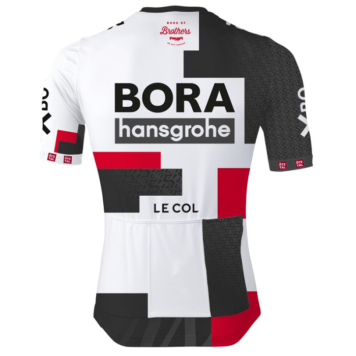 2022 BORA-HANSGROHE KURZARMTRIKOT Cycling Short Sleeve Jersey And Bib Shorts Set Le Col Professional Cycling Team Black