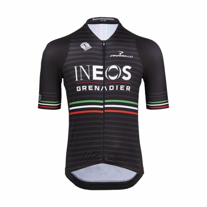 2022 New INEOS Grey Team Mens Cycling Short Sleeve Jersey And Bib Short Kit