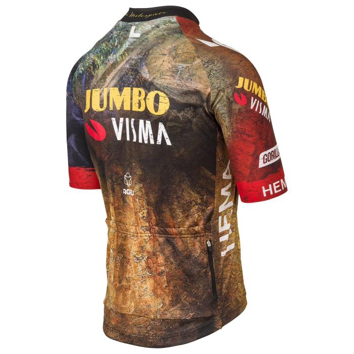 2022 New Tour de France Jersey JUMBO-VISMA Cycling Jersey And Bib Shorts Set - The Masterpiece