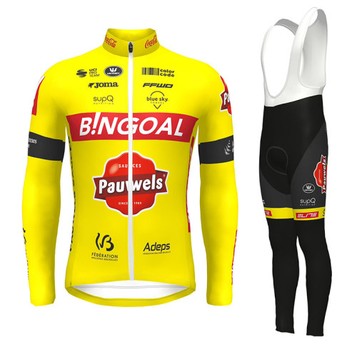 Bingoal Pauwels Sauces WB 2022 Technical Cycling Jersey And Bib Shorts