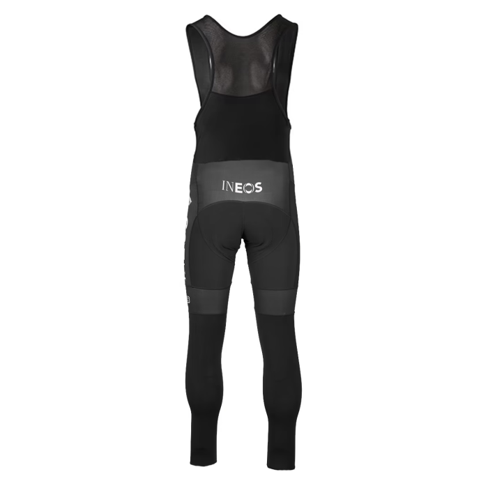 2022 INEOS GRENADIER Team Thermal Fleece Cycling Jersey And Bib Pants Set-Black