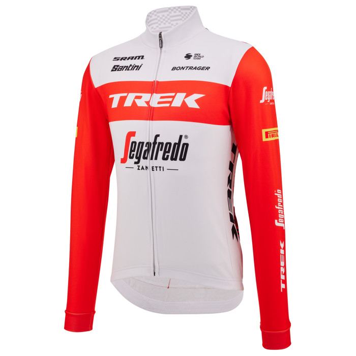 2023 TREK SEGAFREDO Team Thermal Fleece Cycling Jersey And Bib Pants Set