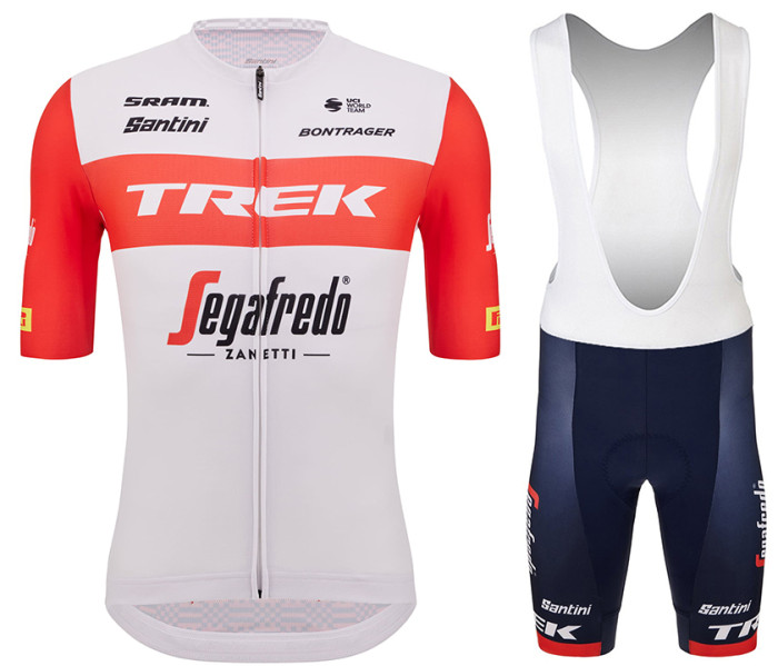 2023 TREK SEGAFREDO Cycling Short Sleeve Jesey And Bib Shorts Set