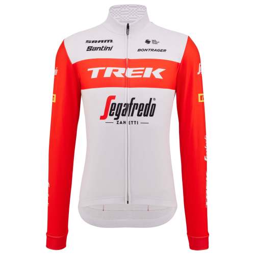 2023 TREK SEGAFREDO Team Thermal Fleece Cycling Jersey And Bib Pants Set