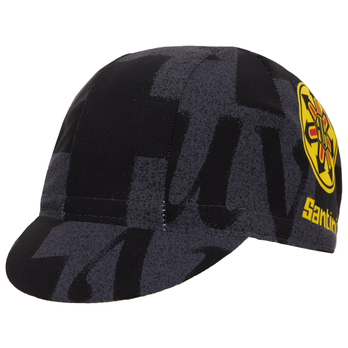 SANTINI CYCLING CAP LA FLÈCHE WALLONNE 2022 BLACK