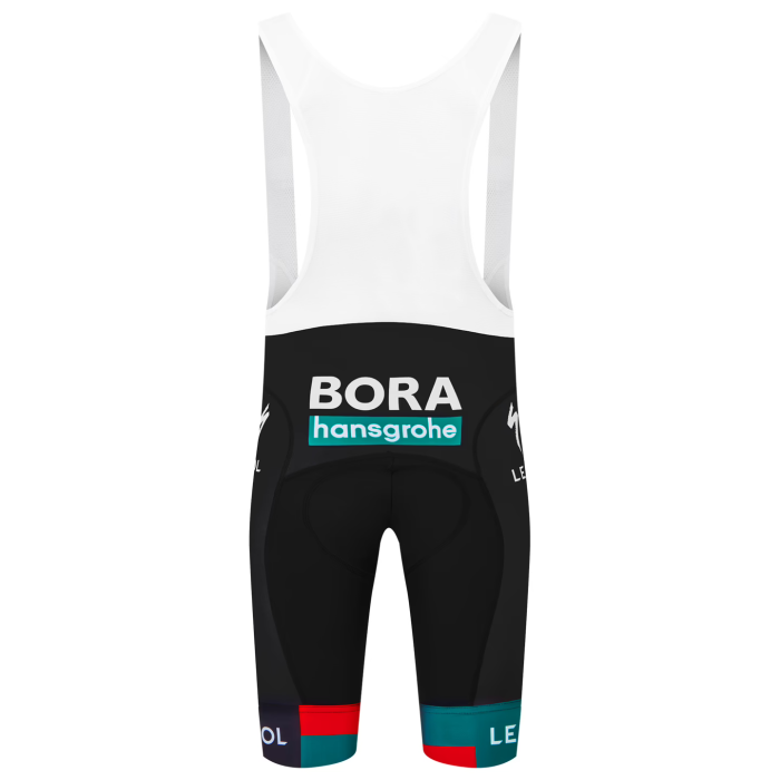 BORA-HANSGROHE SHORT SLEEVE JERSEY AND BIB SHORTS RACE 2023 GREEN - BLACK