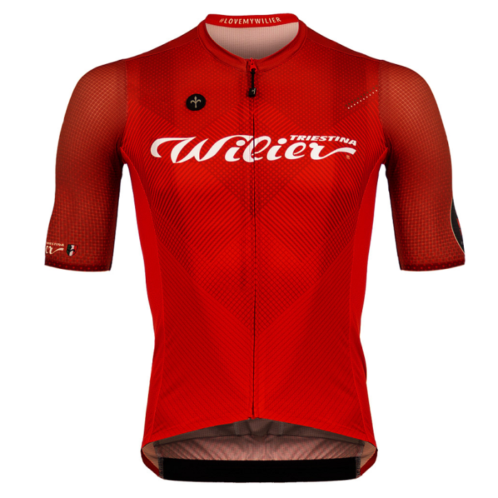 2023 Wilier Red Cycling Jersey And Bib Shorts Set