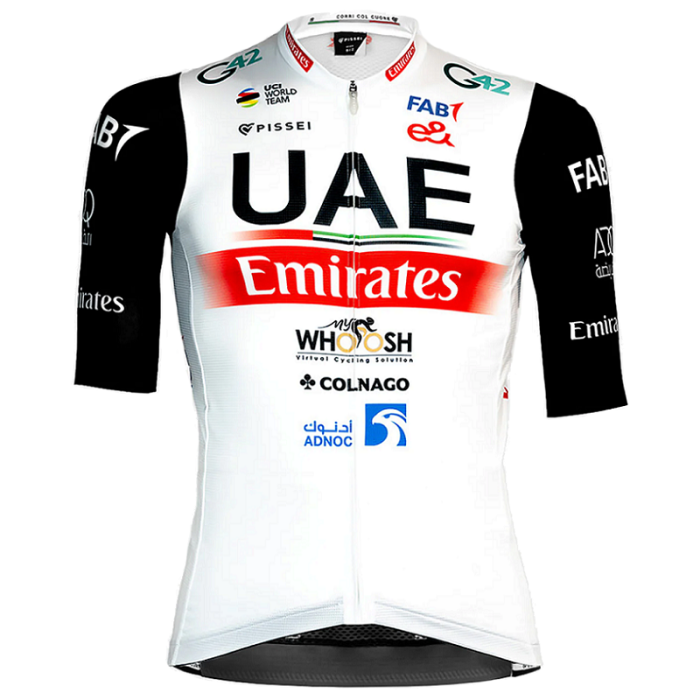 2023 UAE Team Emirates Cycling Jersey And Bib Shorts Set