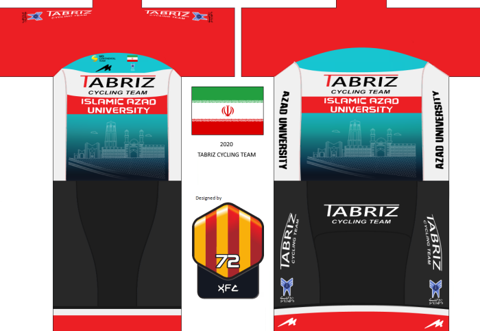 2023 Tabriz Cycling Team Cycling Jersey And Bib Shorts Set