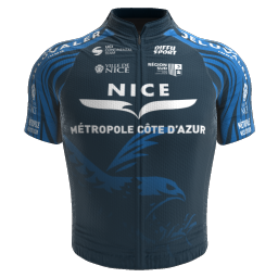 2023 Nice Métropole Côte d'Azur Cycling Jersey And Bib Shorts Set