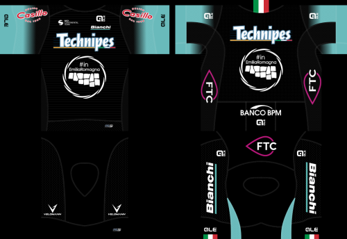 2023 Team Technipes Cycling Jersey And Bib Shorts Set