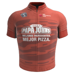 2023 Team Papa John's Cycling Jersey And Bib Shorts Set--B