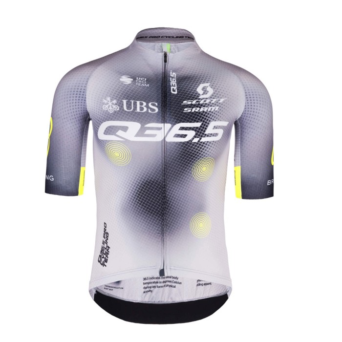 2023 Team Q36.5 Pro Cycling Short Sleeve Jersey And Bib Shorts Set