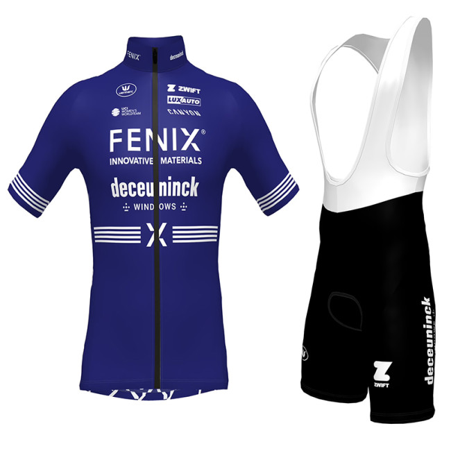 2023 Team FENIX-DECEUNINCK MEN'S Cycling Short Sleeve Jesey And Bib Shorts Set