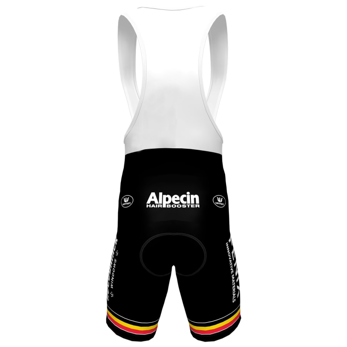 2023 Team FENIX-DECEUNINCK BELGIAN CHAMPION MEN'S Cycling Short Sleeve Jesey And Bib Shorts Set