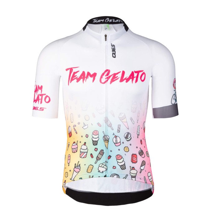 2023 Team Q36.5 R2 TEAM GELATO Cycling Short Sleeve Jersey And Bib Shorts Set