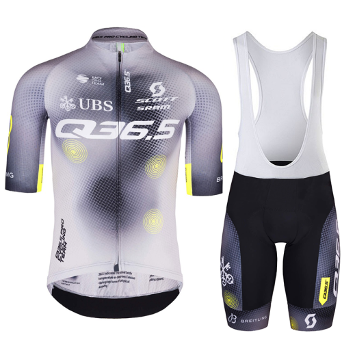 2023 Team Q36.5 Pro Cycling Short Sleeve Jersey And Bib Shorts Set