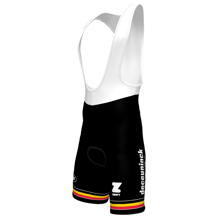 2023 Team FENIX-DECEUNINCK BELGIAN CHAMPION MEN'S Cycling Short Sleeve Jesey And Bib Shorts Set