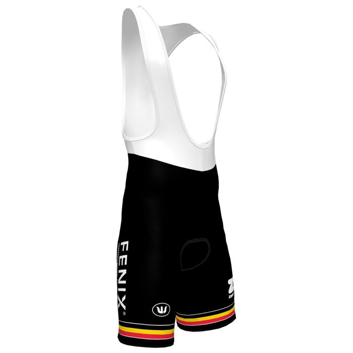 2023 Team FENIX-DECEUNINCK BELGIAN CHAMPION MEN'S Cycling Short Sleeve Jesey And Bib Shorts Set