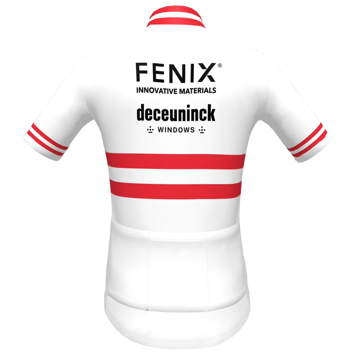 2023 Team FENIX-DECEUNINCK ÖSTEREICHISCHER MEISTER MEN'S Cycling Short Sleeve Jesey And Bib Shorts Set