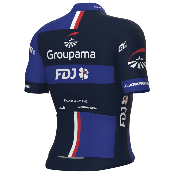 2023 Groupama - FDJ Cycling Short Sleeve Jersey And Bib Shorts Set