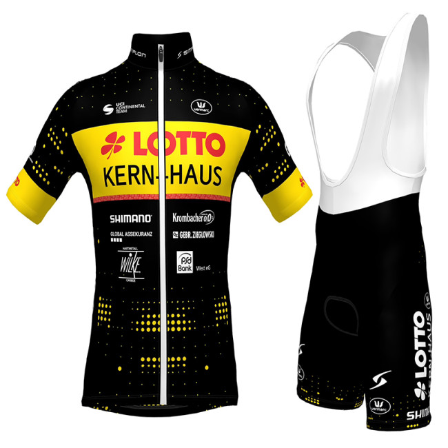 2023 Team LOTTO-KERN HAUS MEN'S Cycling Short Sleeve Jesey And Bib Shorts Set