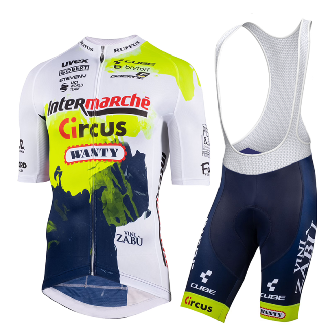 2023 Intermarché - Circus Cycling Jersey And Bib Shorts Set