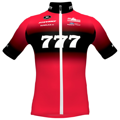 2023 TEAM 777 MEN'S Cycling Short Sleeve Jesey And Bib Shorts Set