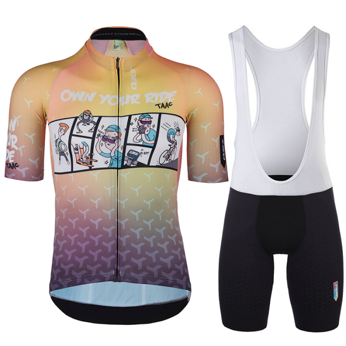 2023 Team Q36.5 Ciclistino R2 Cycling Short Sleeve Jersey And Bib Shorts Set