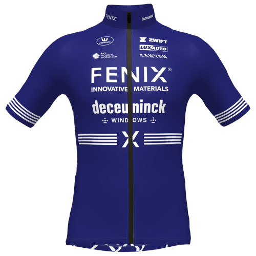 2023 Team FENIX-DECEUNINCK MEN'S Cycling Short Sleeve Jesey And Bib Shorts Set